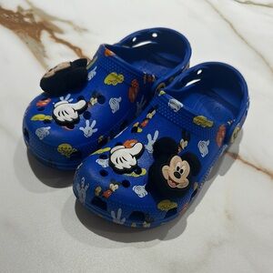 Kids Blue Mickey Mouse Crocs